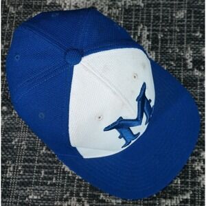 Montreal Royals‎ Fitted Hat Small Blue White Flat Bill Zephyr ZHats Baseball Cap